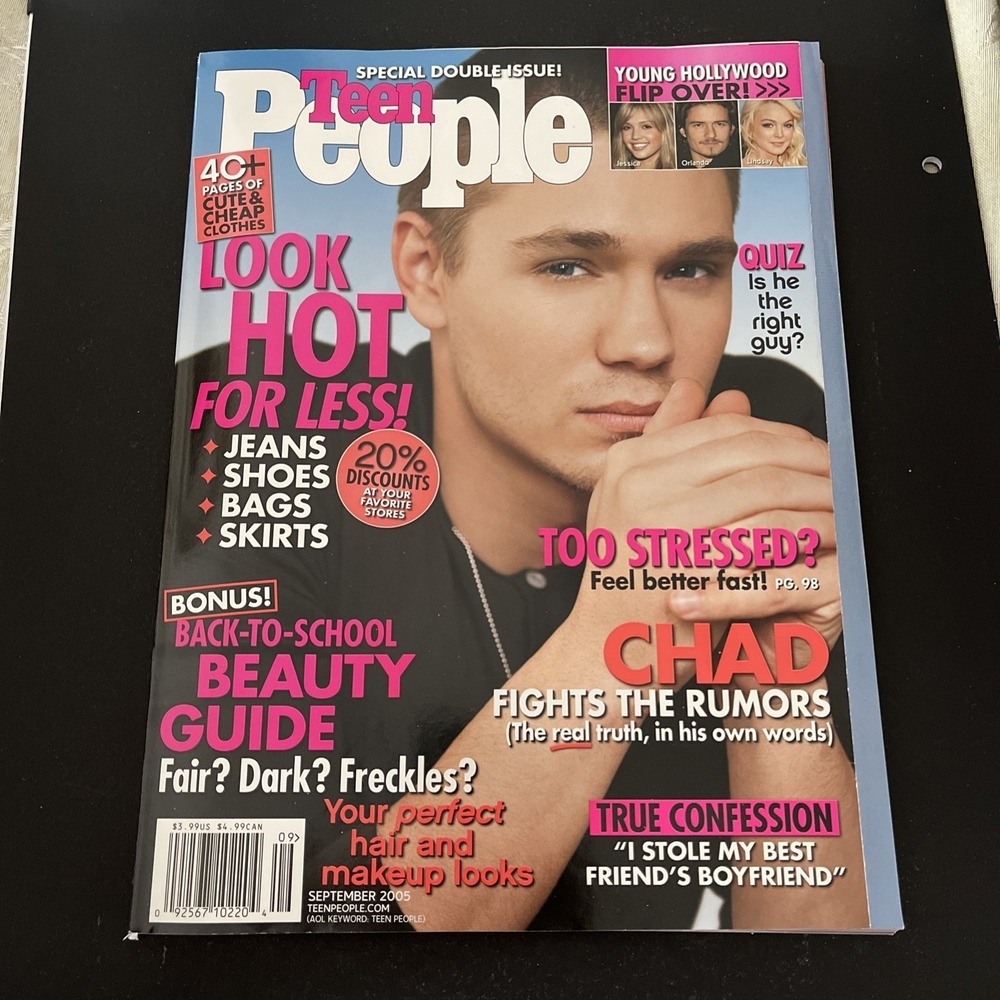 Teen People December 2004 Double Feature Chad Michael Murray O.C Cast Newstand